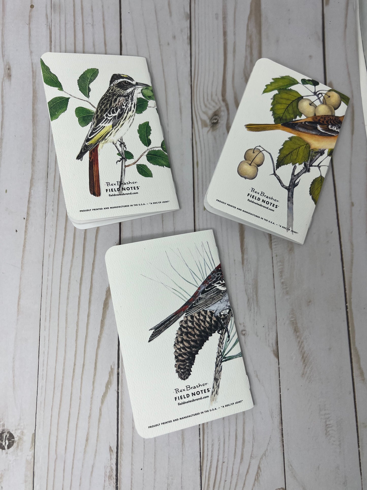 Field Notes “The Birds and Trees of North America” Pack  “B”, set of 3 ruled notebooks