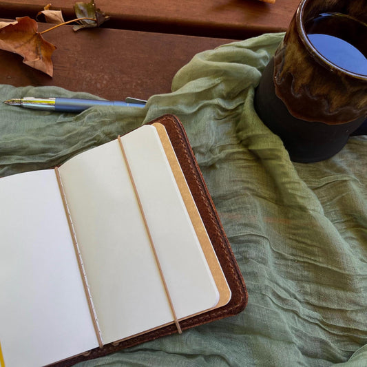 Ready to Ship* Passport in | Full Grain Leather Journal | Traveler's Notebook