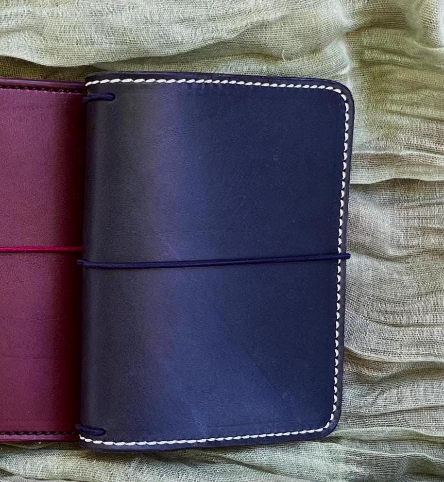 Two Tone Passport Deluxe: navy and brown